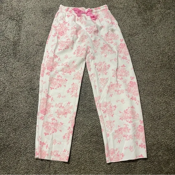 NEW PINK X LOVESHACKFANCY WIDE-LEG SWEATPANT - Picture 5 of 9